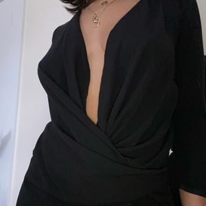 Aritzia’s Wilfred Plunge neck dress